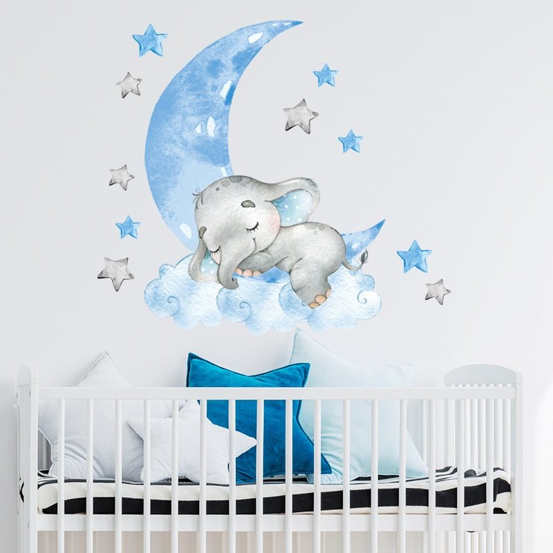 BabyElephant™ - Autocollants muraux pour chambre de bébé | bébé - Magasin Generale