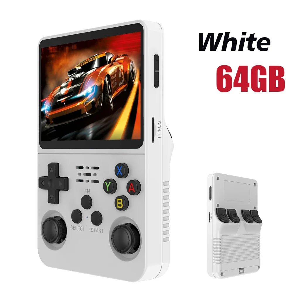 Console de jeu vidéo,Open Source R36S™, système Linux, écran IPS 3.5 pouces, lecteur vidéo de poche portable, jeux 64 Go 128G, rétro déterminer - Magasin Generale