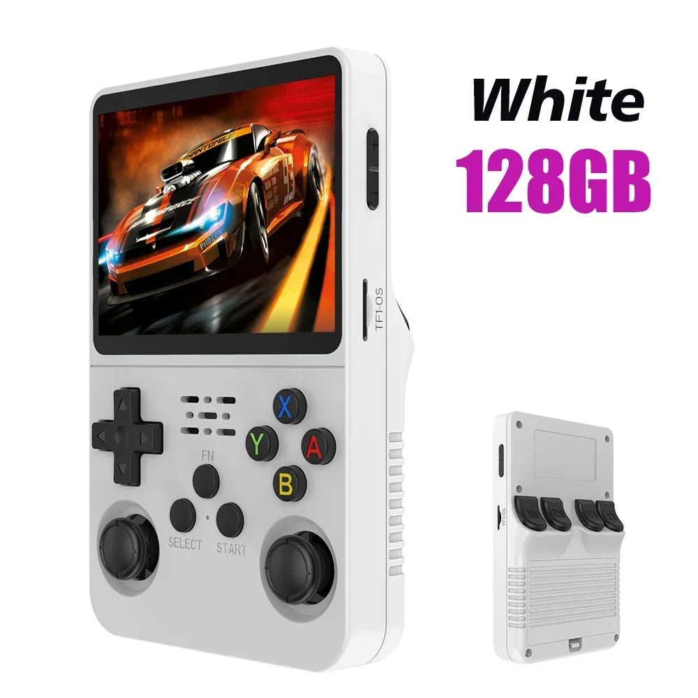 Console de jeu vidéo,Open Source R36S™, système Linux, écran IPS 3.5 pouces, lecteur vidéo de poche portable, jeux 64 Go 128G, rétro déterminer - Magasin Generale