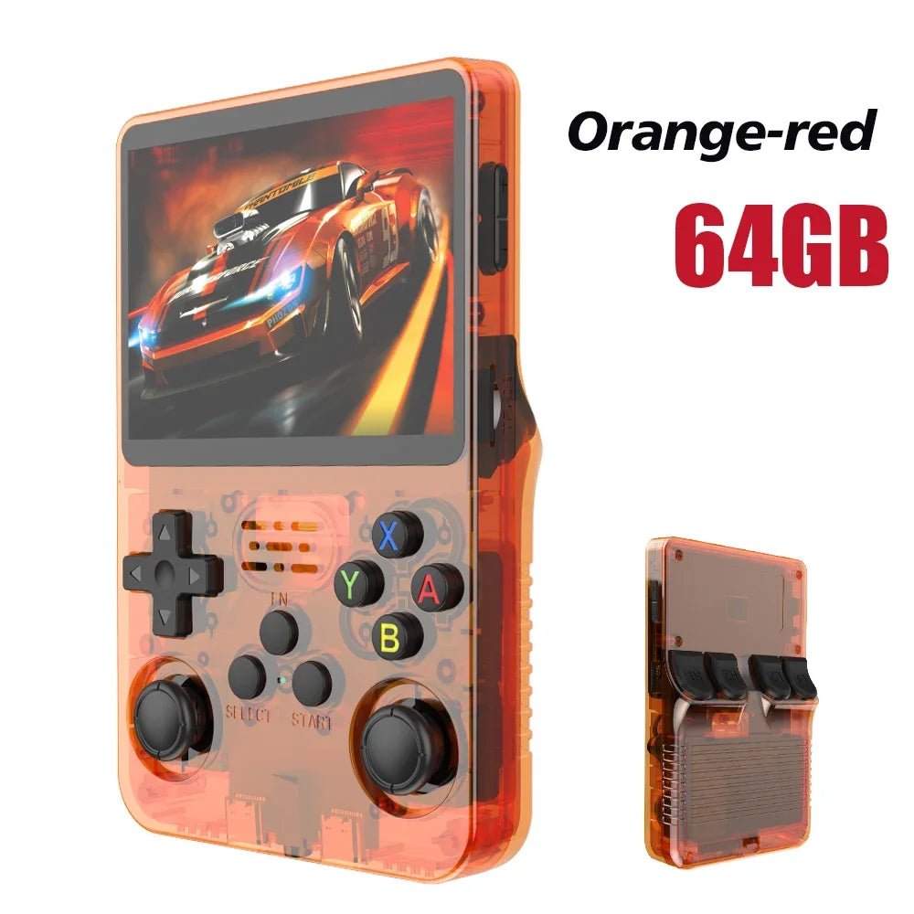 Console de jeu vidéo,Open Source R36S™, système Linux, écran IPS 3.5 pouces, lecteur vidéo de poche portable, jeux 64 Go 128G, rétro déterminer - Magasin Generale