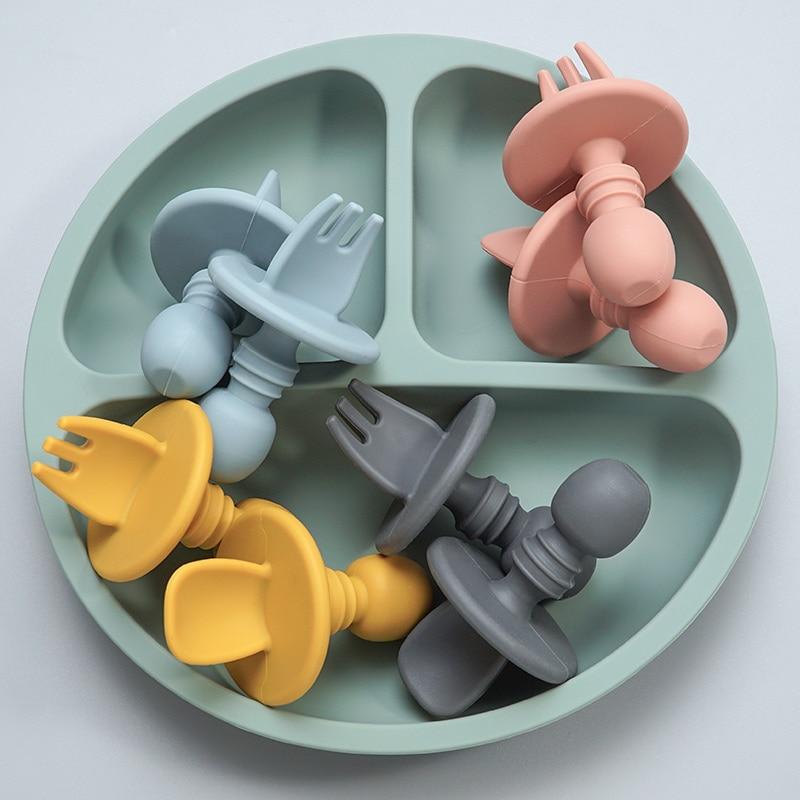 CuttieSpoon™ | Cuillère et fourchette pour bébé | Maman - Magasin Generale